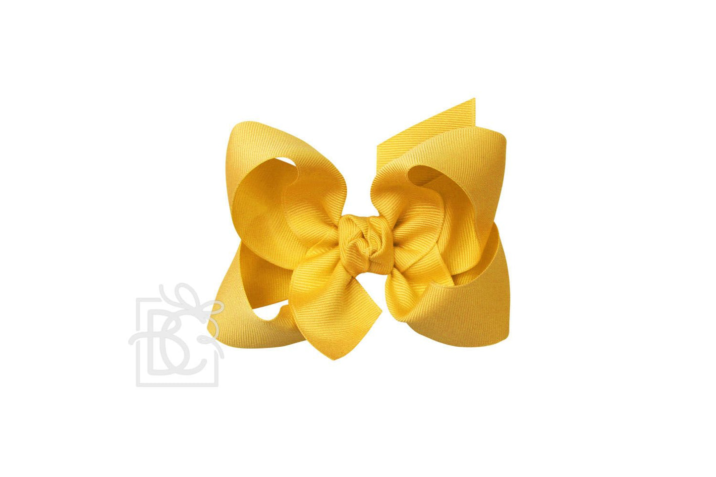 Large Signature Grosgrain Double Knot Bow on Clip