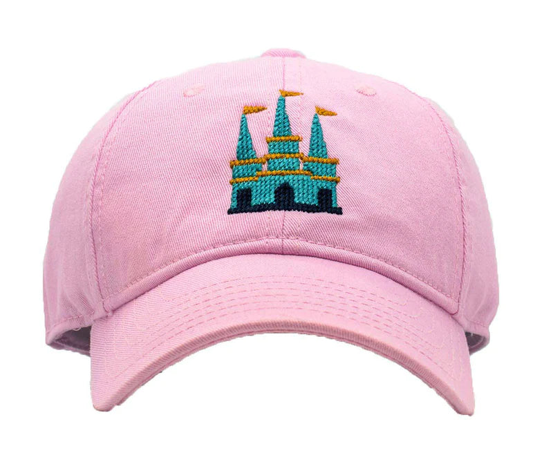 Kids Castle Baseball Hat - Light Pink
