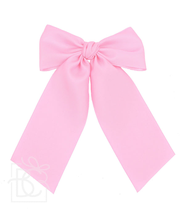 Opaque Satin Bow w/ Euro Knot & Tails