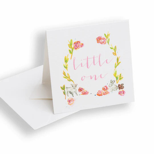 "Little One" Enclosure Card (pink)