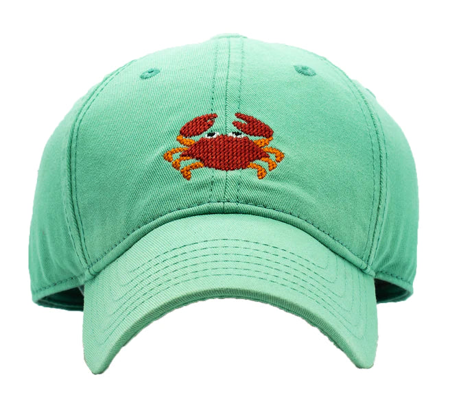 Kids Crab Baseball Hat - Keys Green