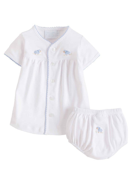 Kyle Boy Blue Knitted 2-Piece Set