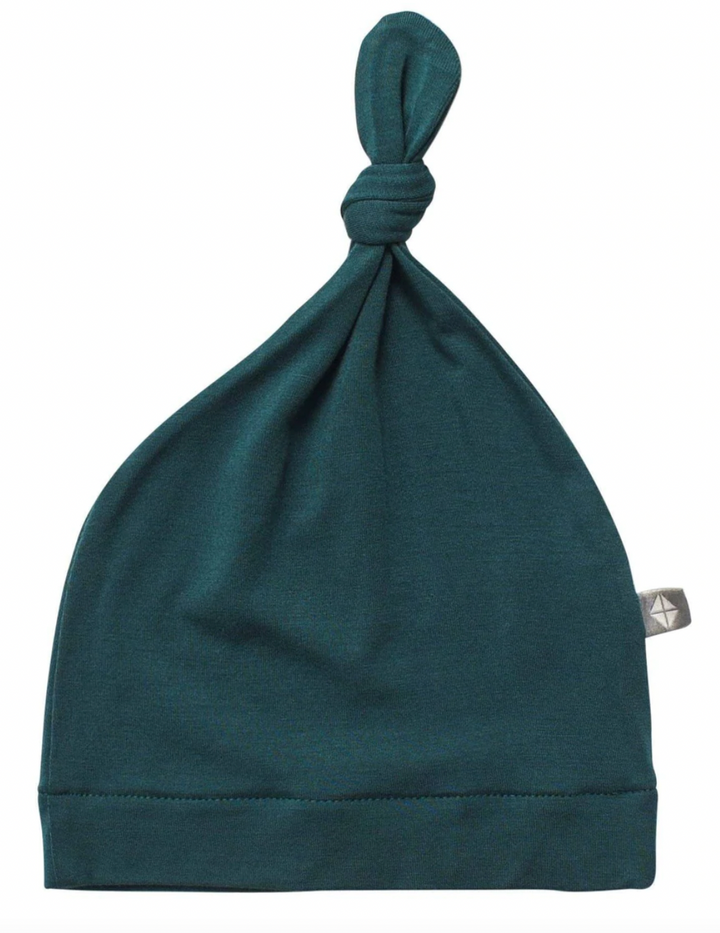 Knotted Cap in Emerald