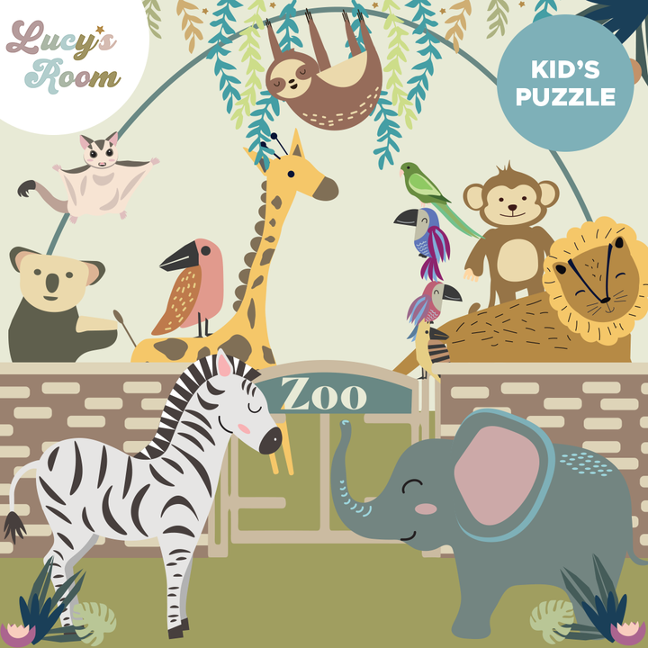 Lucy's Room Zoo Friends Puzzle