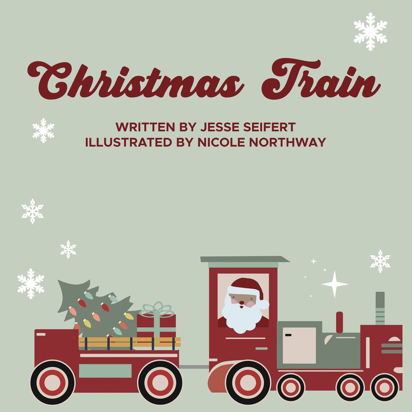 Lucy's Room Christmas Train Board Book