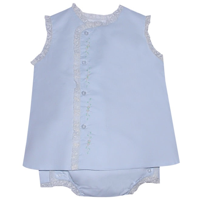 Mason Blue Train Diaper Set