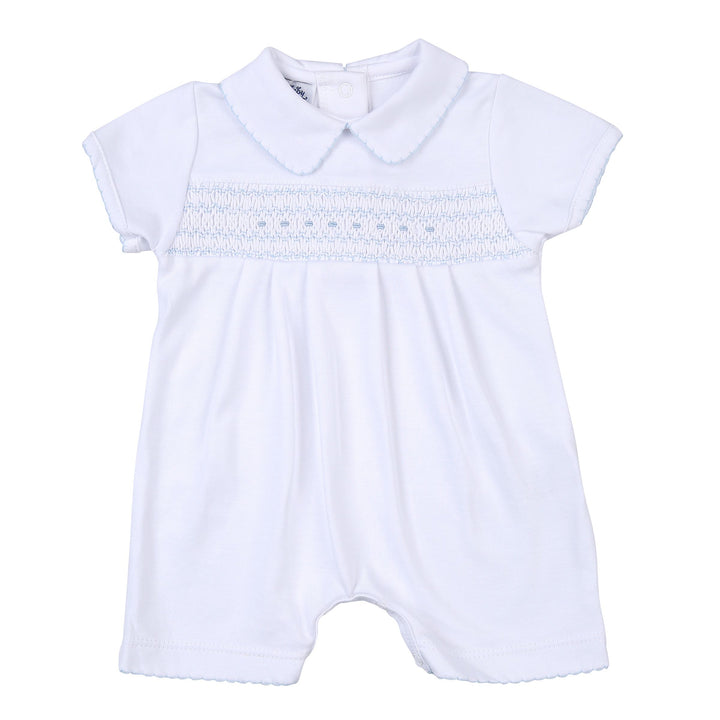 Taylor & Tyler Smocked Collared Playsuit