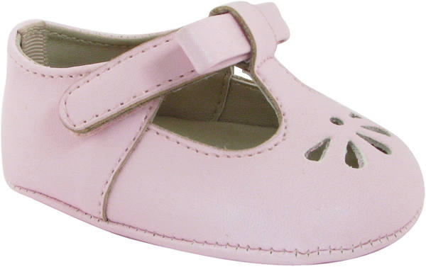 Pink T-bar with Bow Shoe